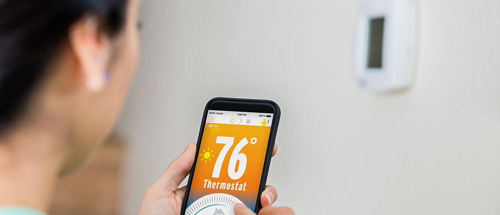 Adjusting thermostat